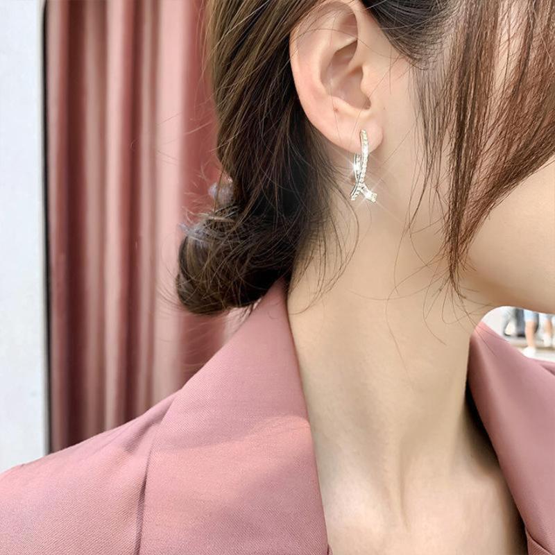 Fashion Cross Bow Earrings