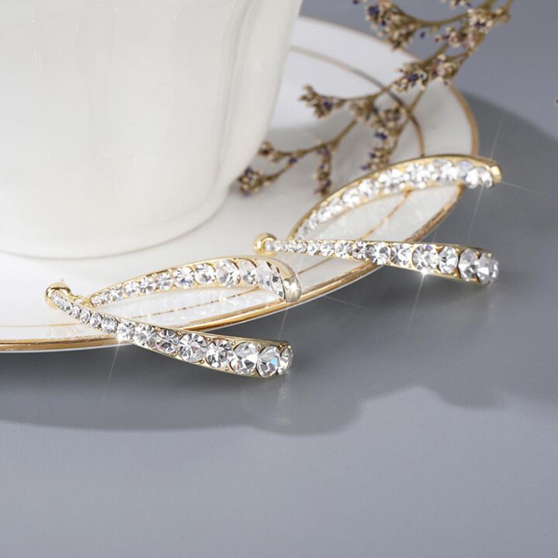 Fashion Cross Bow Earrings