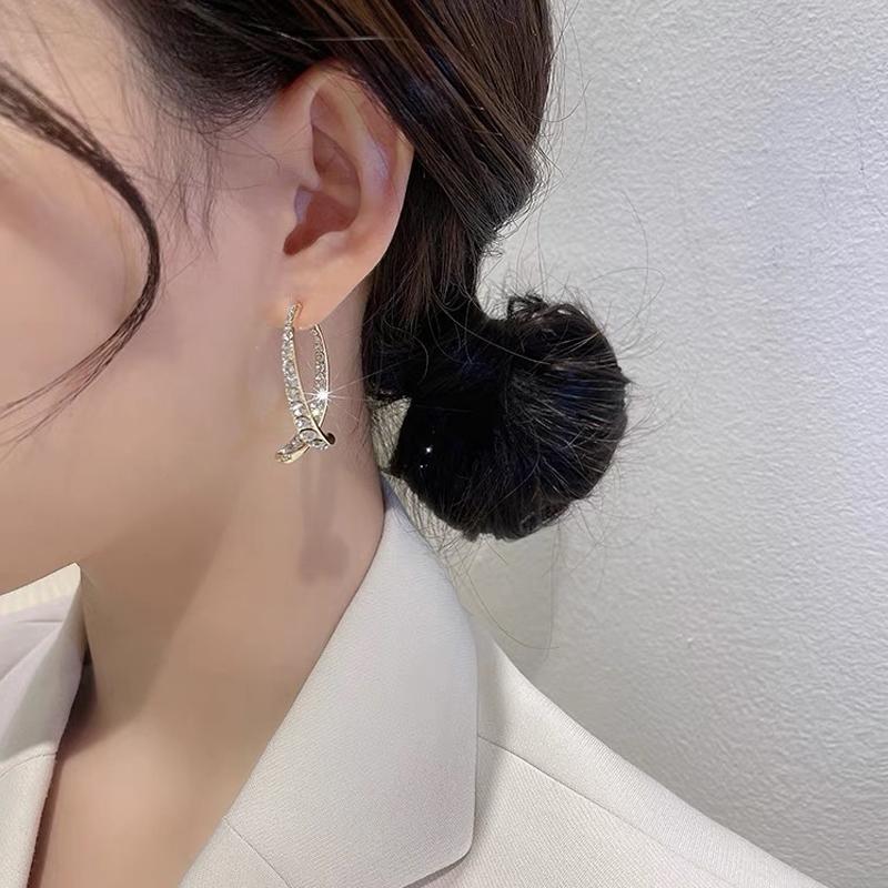 Fashion Cross Bow Earrings