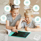 LCD Drawing Board for Kids & Travel with One-Touch Erase
