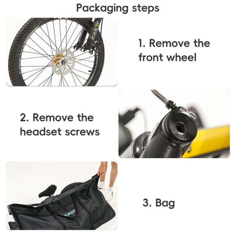 Bicycle Loading Bag Portable Strong Bicycle Loading Package Bike Bag for 26-29 Inch Bicycle