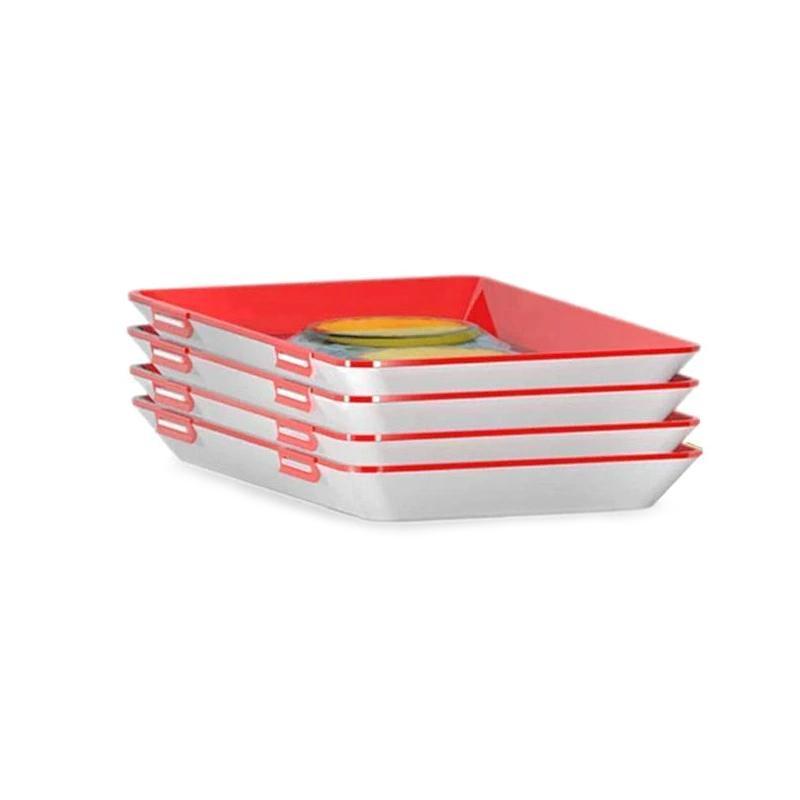 Stackable Vacuum Food Preservation Trays