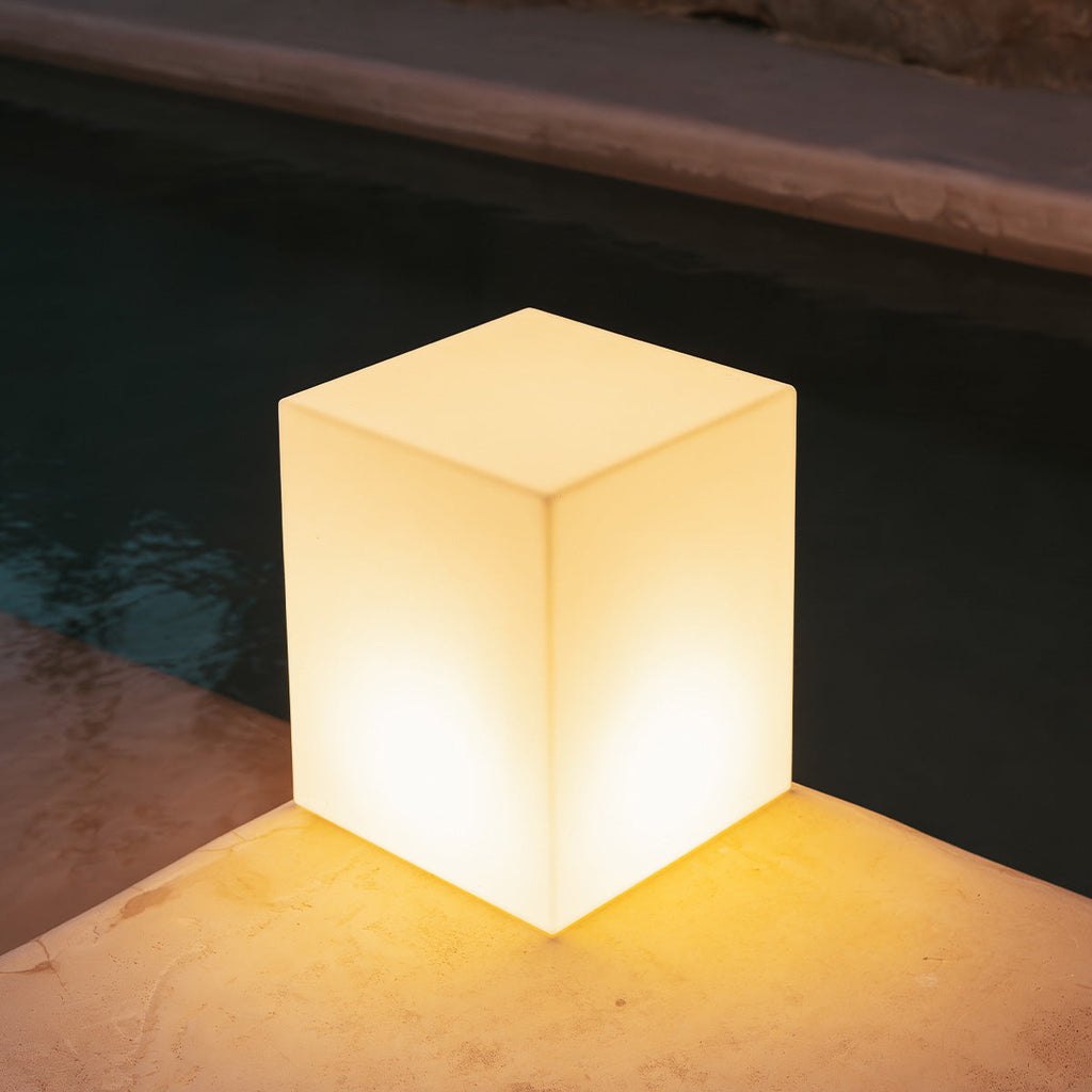 Modern glowing cube in various variants!