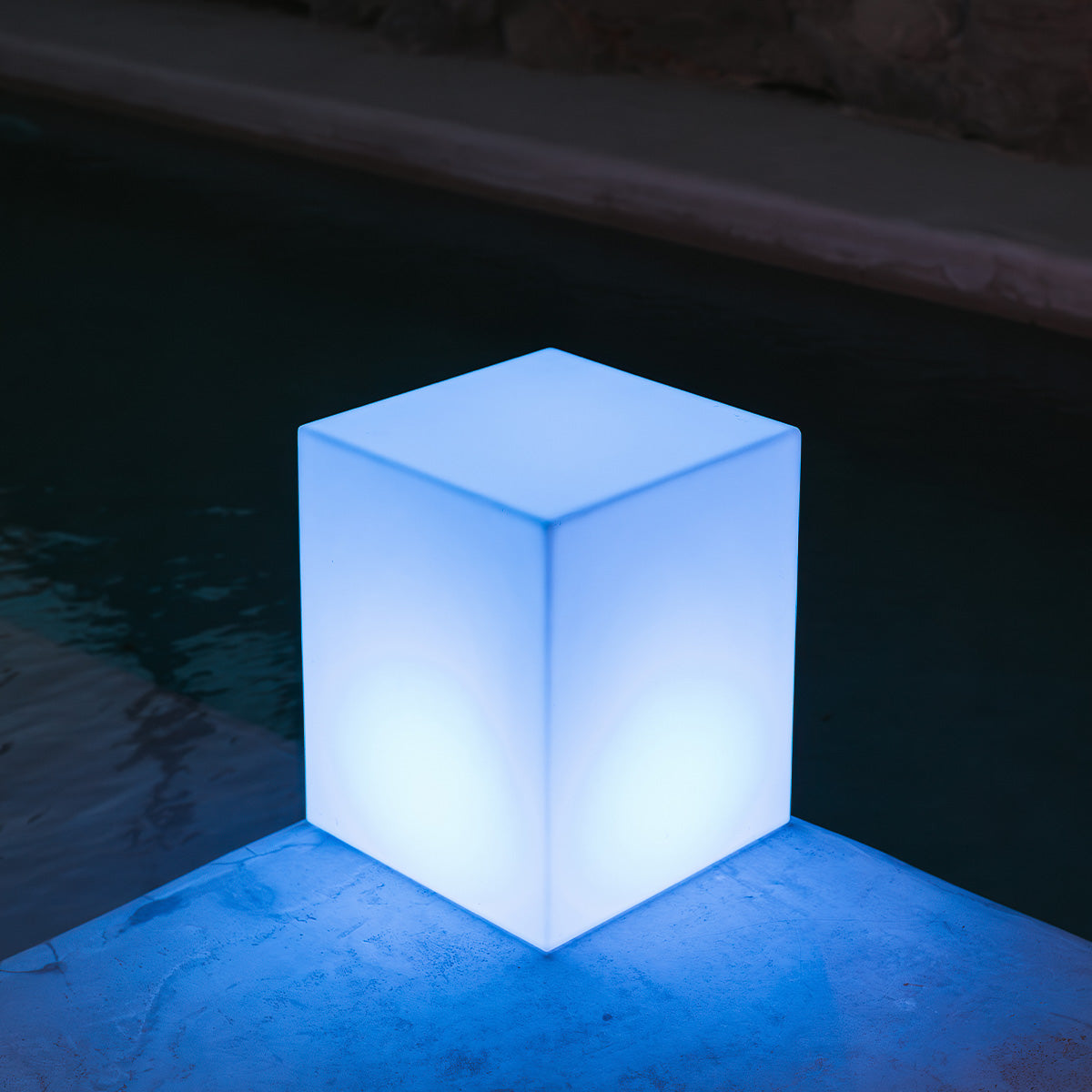 Modern glowing cube in various variants!