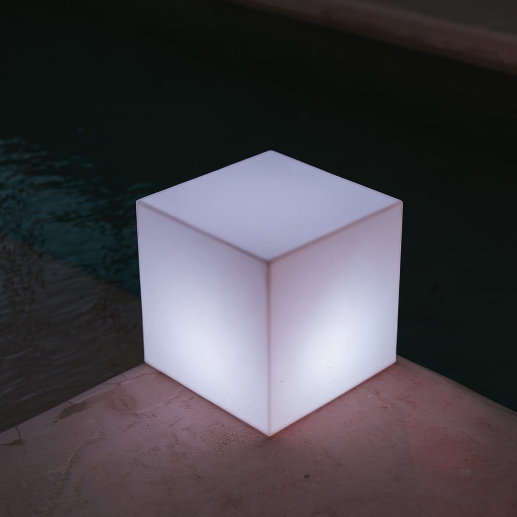 Modern glowing cube in various variants!