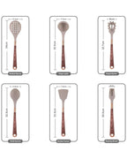 Robust Kitchen Utensils Set with Heat Resistant Silicone Heads