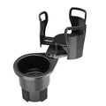 2-in-1 Car Drink Holder with Rotation Function & Telescopic Fixation