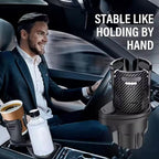 2-in-1 Car Drink Holder with Rotation Function & Telescopic Fixation