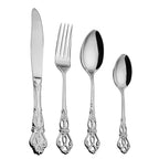 Modern stainless steel cutlery set for daily use