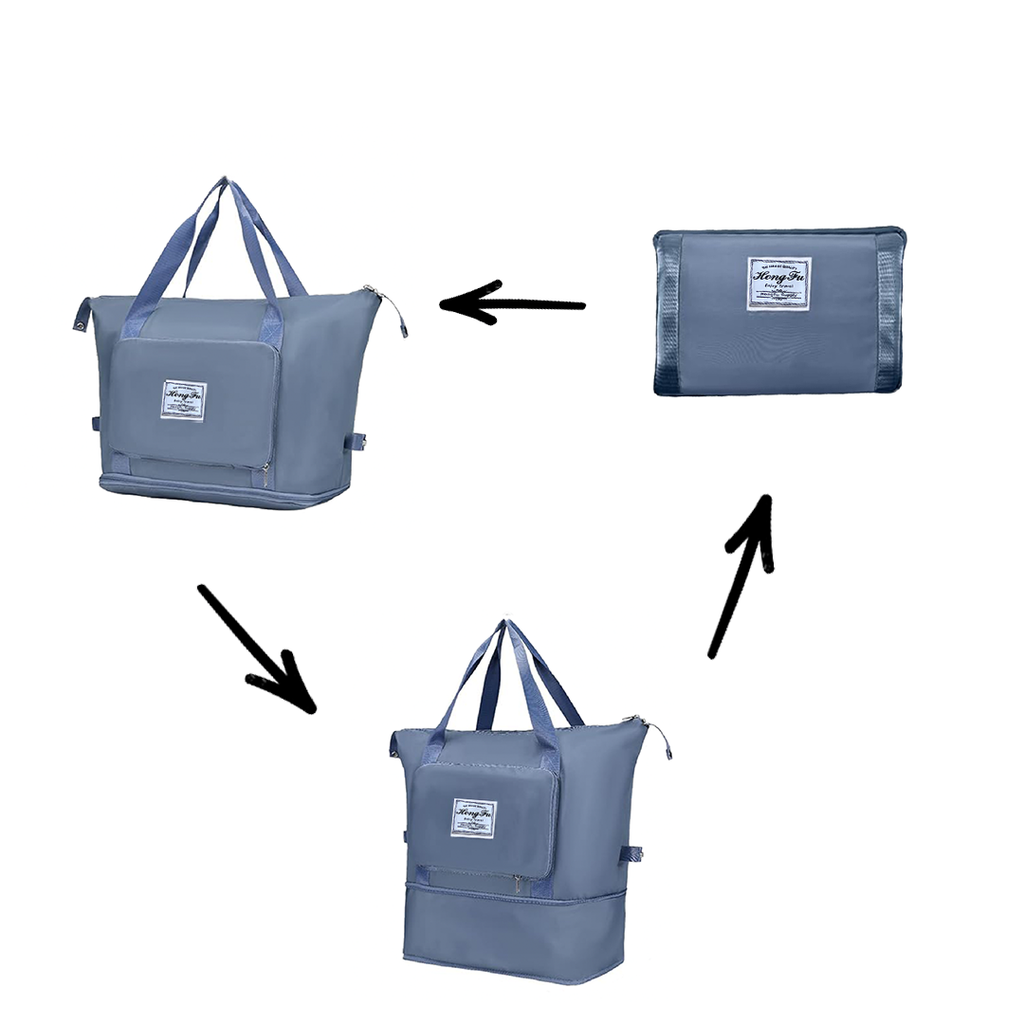 LuxeVoyage Elite Travel Tote | Stylish foldable luggage for effortless travel