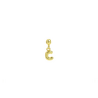 Dainty Satellite Bubble Letter Name Necklace