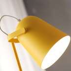 Macaron Desk Lamp – Nordic Yellow Adjustable Table Lamp for Reading & Study