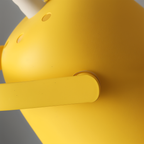 Macaron Desk Lamp – Nordic Yellow Adjustable Table Lamp for Reading & Study