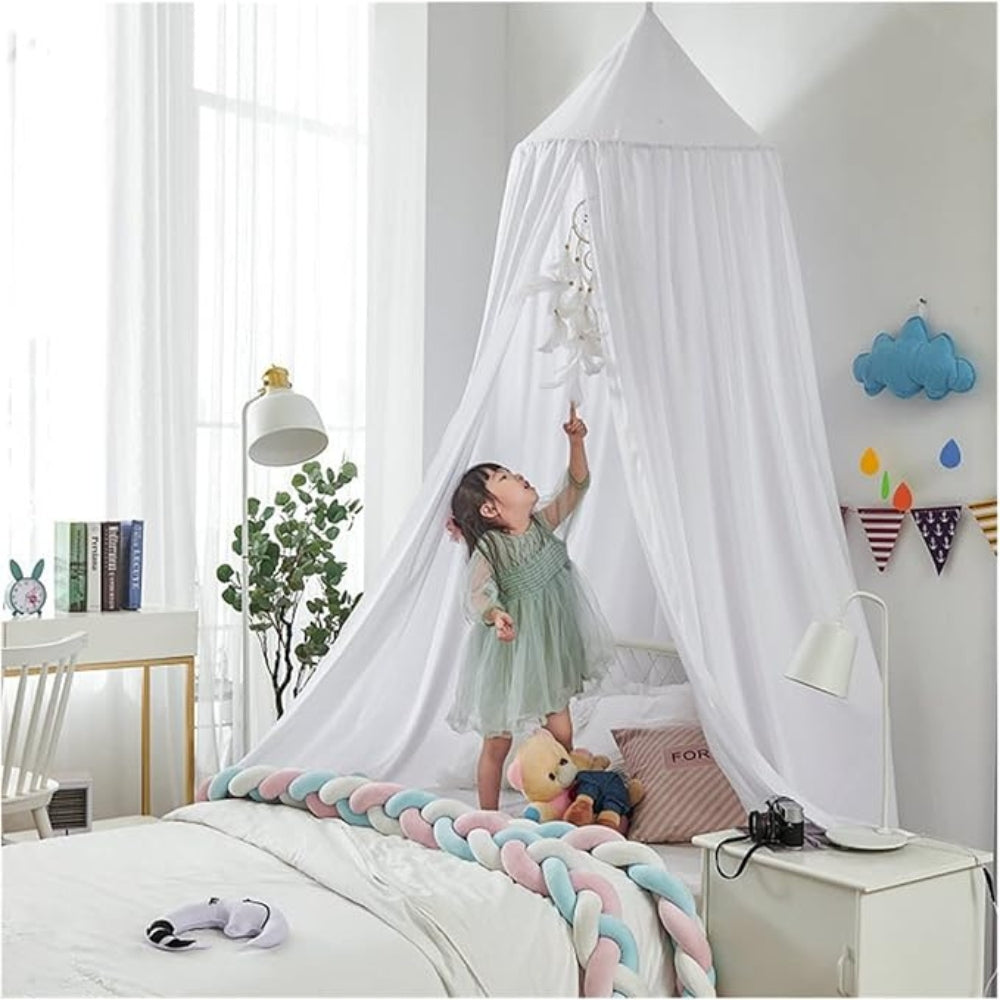 Children's Canopy Reading Nook Tent with Soft Microfiber Fabric