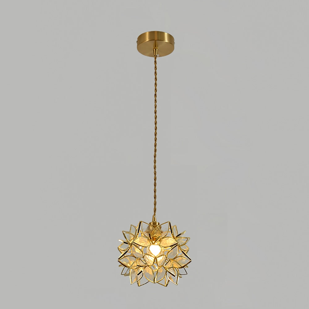 Pendant Lamp with Natural Accent