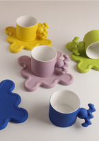 Cupido - Handmade Porcelain Cup and Saucer Set