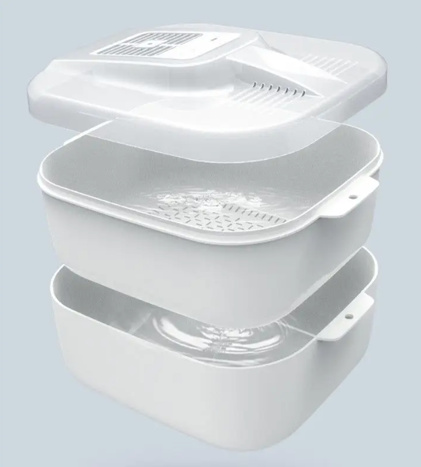 Quick and hygienic defrosting without mess