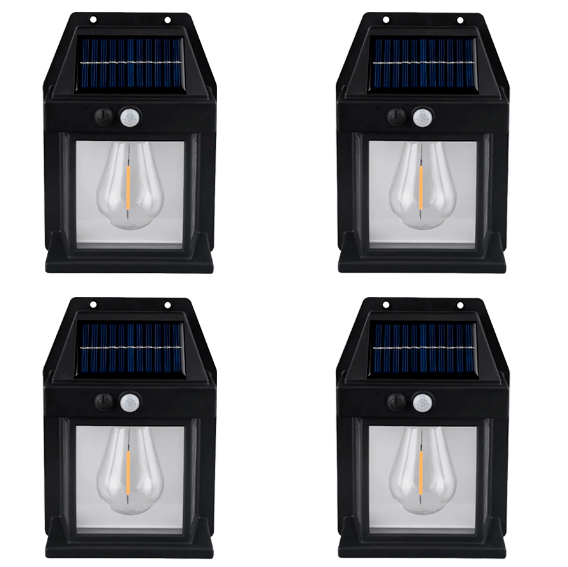 powered garden spotlight with motion detector - Waterproof, environmentally friendly & easy to install