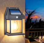 powered garden spotlight with motion detector - Waterproof, environmentally friendly & easy to install