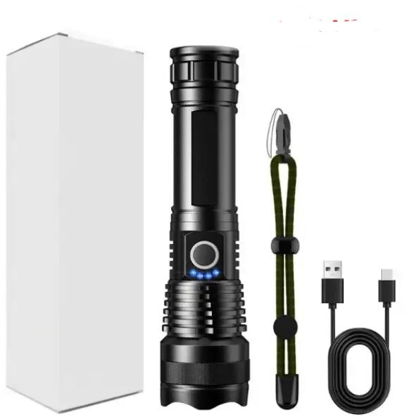 90,000 Lumens Powerful Flashlight