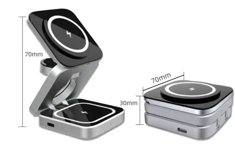 PowerFlex 3-in-1 Charging Station - Magnetic & Foldable Charging