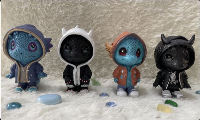 Cool dragon figurines