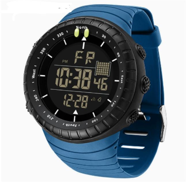 Henry Waterproof Men’s Digital Sports Watch – Shockproof, Tactical & LED Backlit Outdoor Timepiece