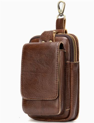 Premium Leather Men's Waist Bag