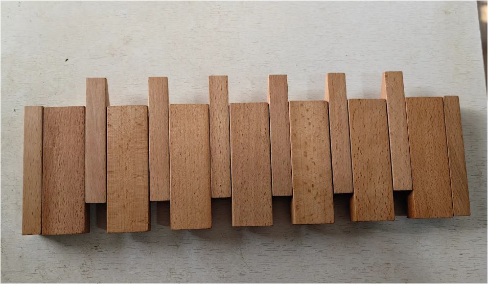 Piano Foldable Wooden Flip Hook Wall Rack