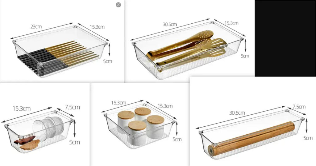Adjustable Kitchen Drawer Organizer for Utensils & Cutlery