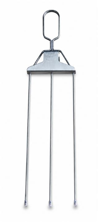 Stainless Steel 3-Prong BBQ Grill Skewers