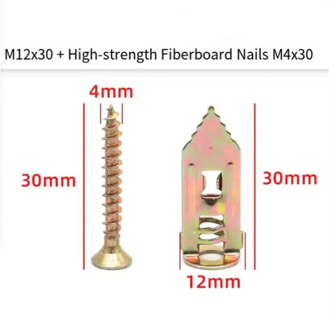 Drywall Anchor Screws | No-Drill Expansion Lock | Heavy-Duty Steel | Holds up to 66 lbs