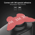 Car Mirror Large Vision Rear View Auxiliary Reversal Blind Zone Wide Angle Mirror360 Rotation Adjustable Dual Lens Coach Mirror