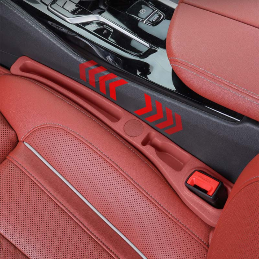 Car Seat Filling Faux Leather Gap Filler Organizer Pair
