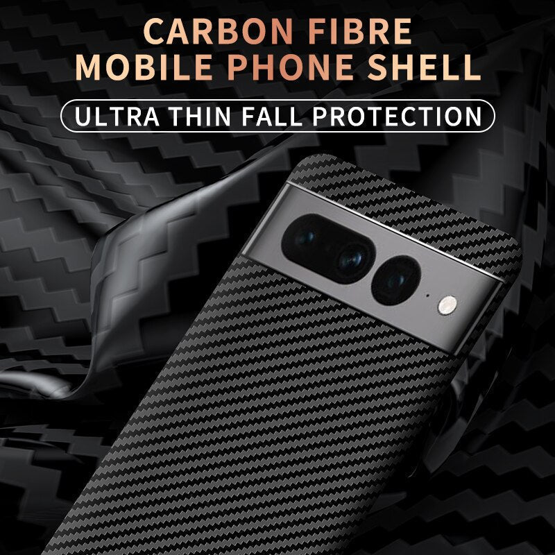 Carbon Fiber Phone Case for Google Pixel 7 8