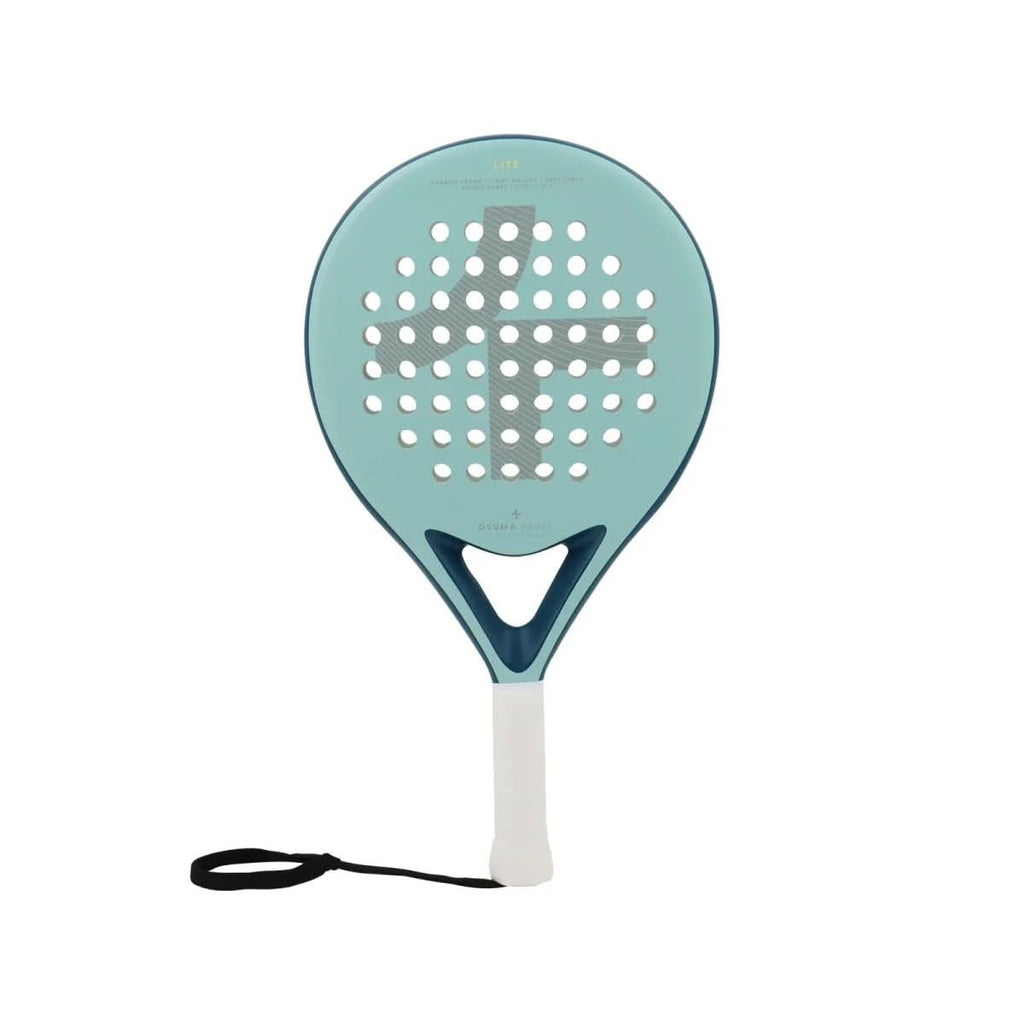 Lightweight carbon racket with EVA core for precise play