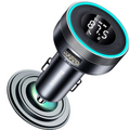 High-quality FM transmitter, wireless car, Bluetooth 5.0, USB charger, car AUX radio, MP3 player, music, hands-free system