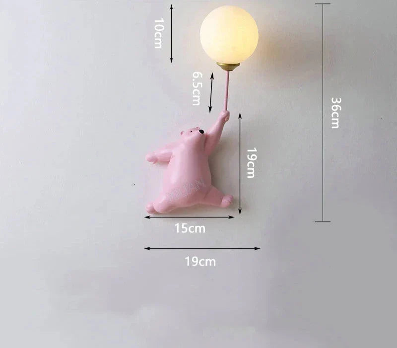 Wall lamp for children's room | Stylish cartoon wall lamp for nursery