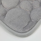 3-piece bathroom mat set with non-slip comfort