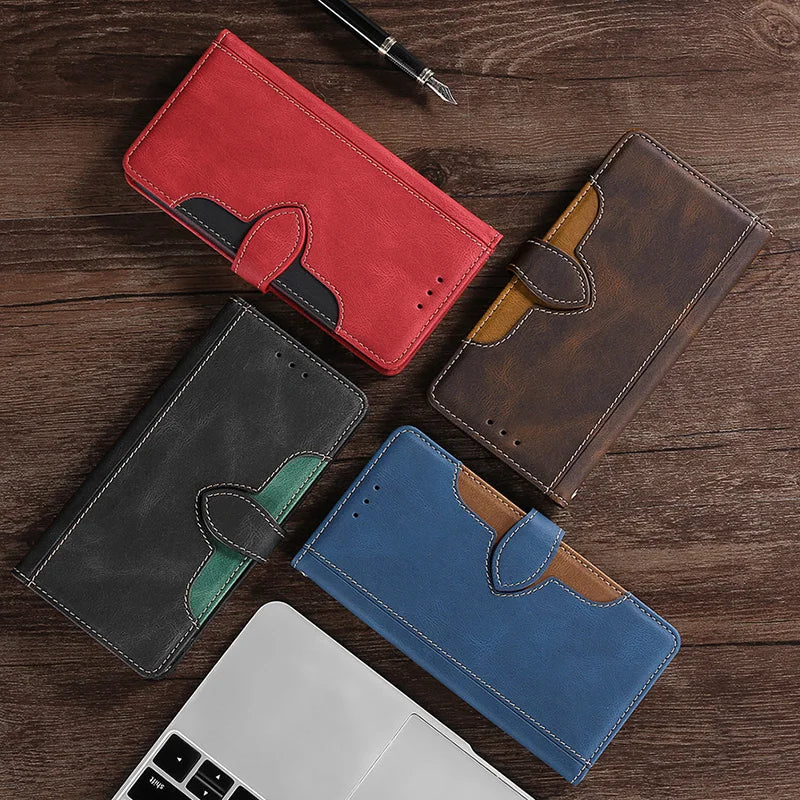 Wallet Magnetic Flip Leather Case for iPhone