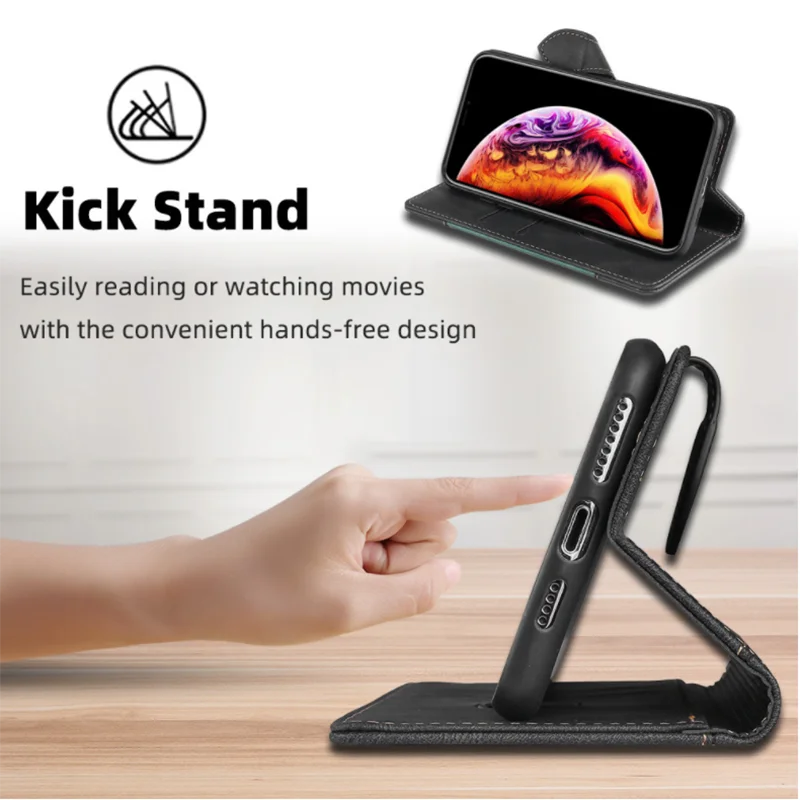 Wallet Magnetic Flip Leather Case for iPhone