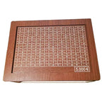 CashBox Cash box made of wood – With marking for each inserted banknote