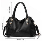 ELS – Elegant Faux Leather Shoulder Bag for Women in Multiple Colours