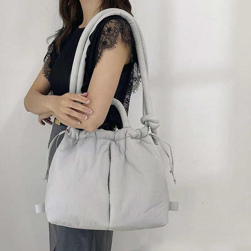 Riva Puffer Handbag – Stylish Carry Bag with Shoulder Strap