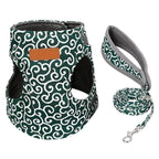 Cat vest harness and leash set for walks
