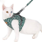 Cat vest harness and leash set for walks