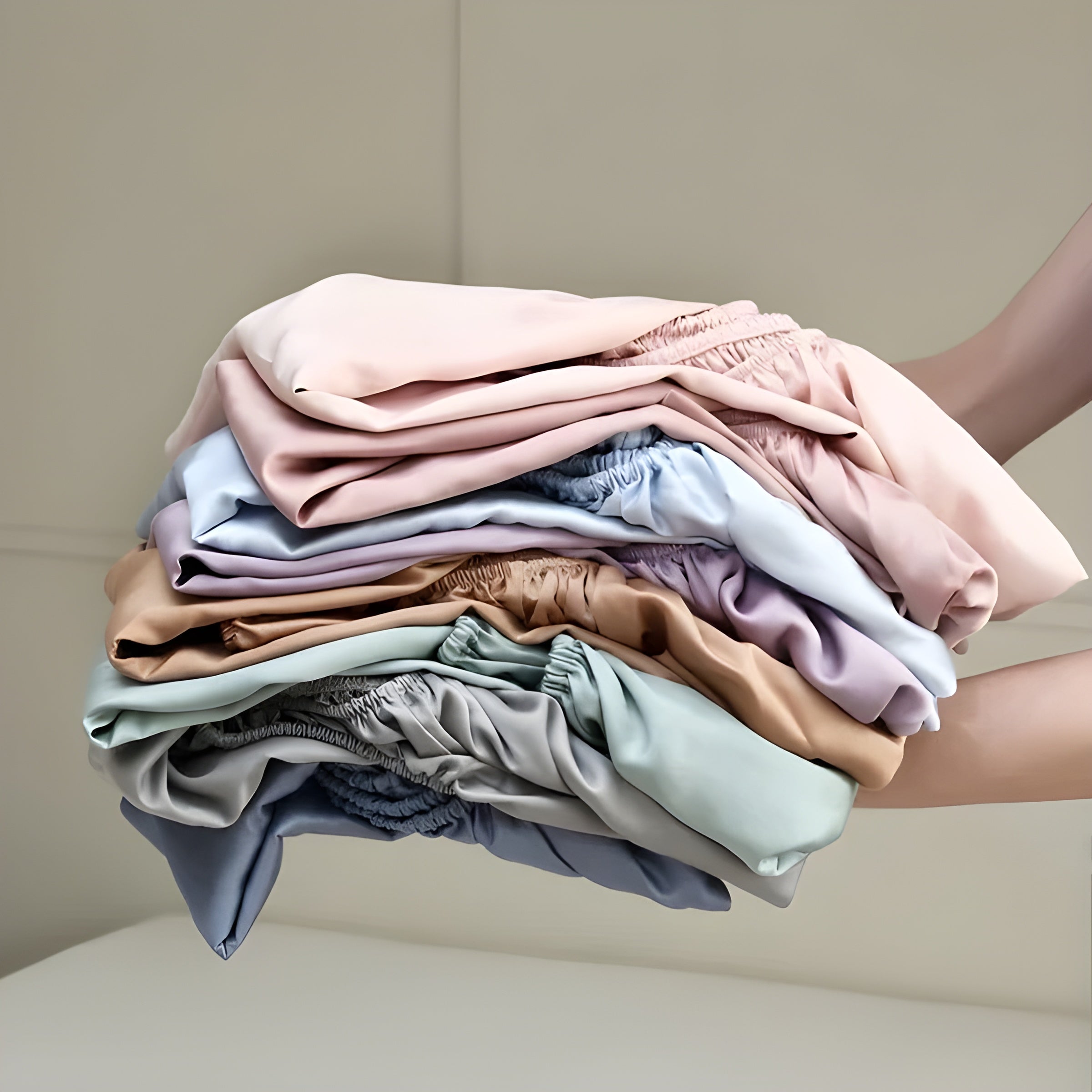CelesteSilk | Non-slip fitted sheet 180x200 made of silk