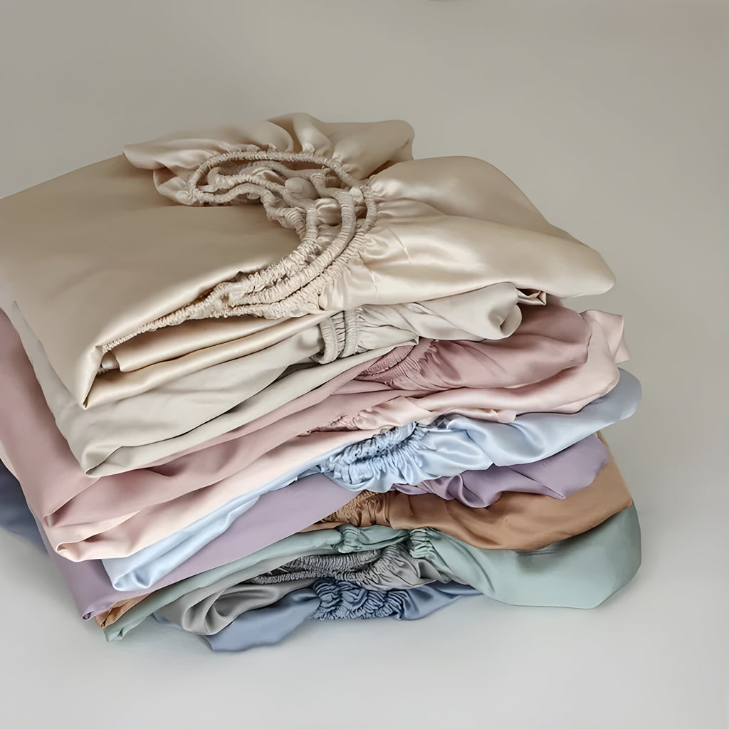 CelesteSilk | Non-slip fitted sheet 180x200 made of silk