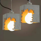 Concrete Pendant Lamp in Scandinavian Design