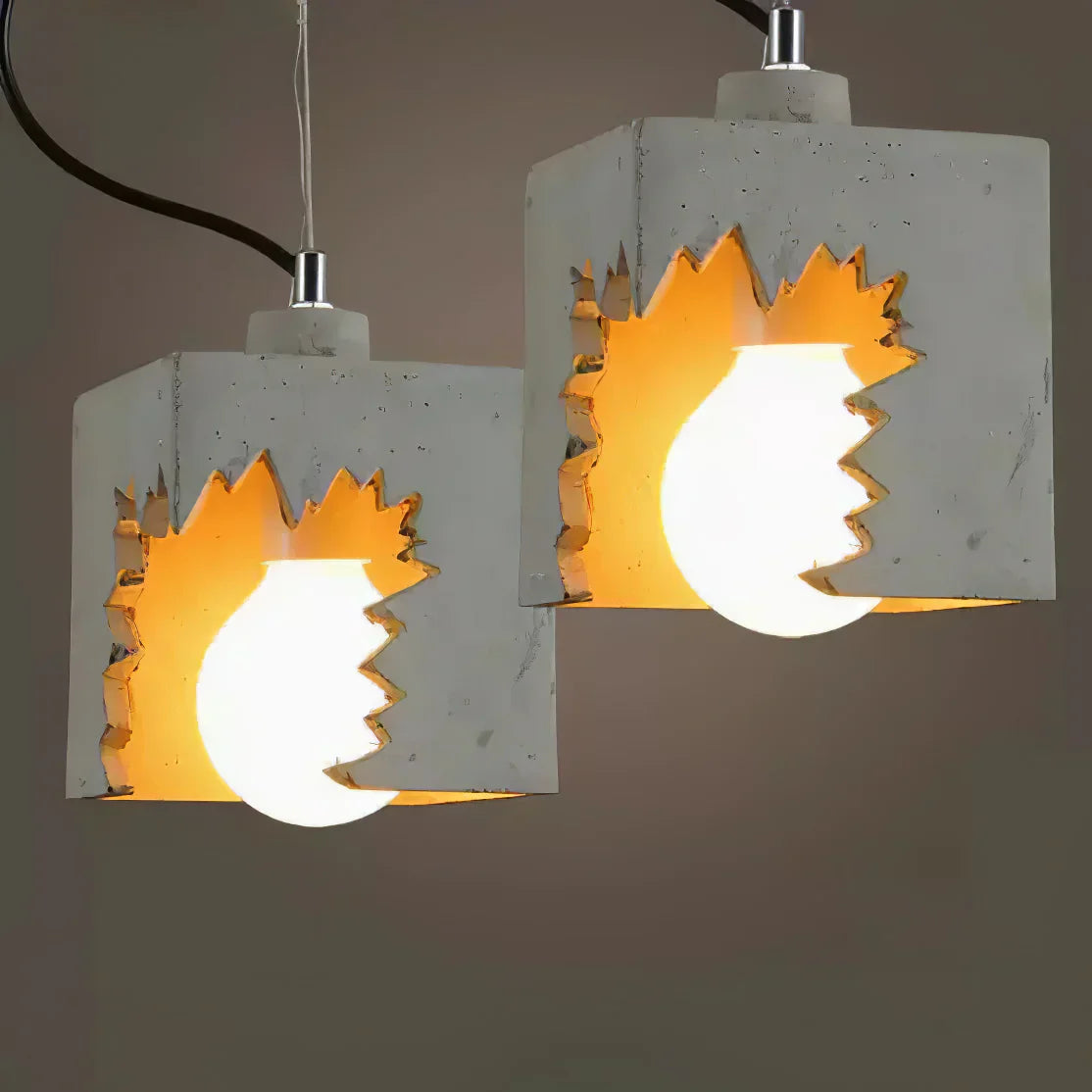 Concrete Pendant Lamp in Scandinavian Design